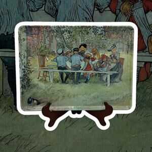 R2S Made in Italy Monza Melamine Tray - Family Dinner Outside 14.5” x 10.5"